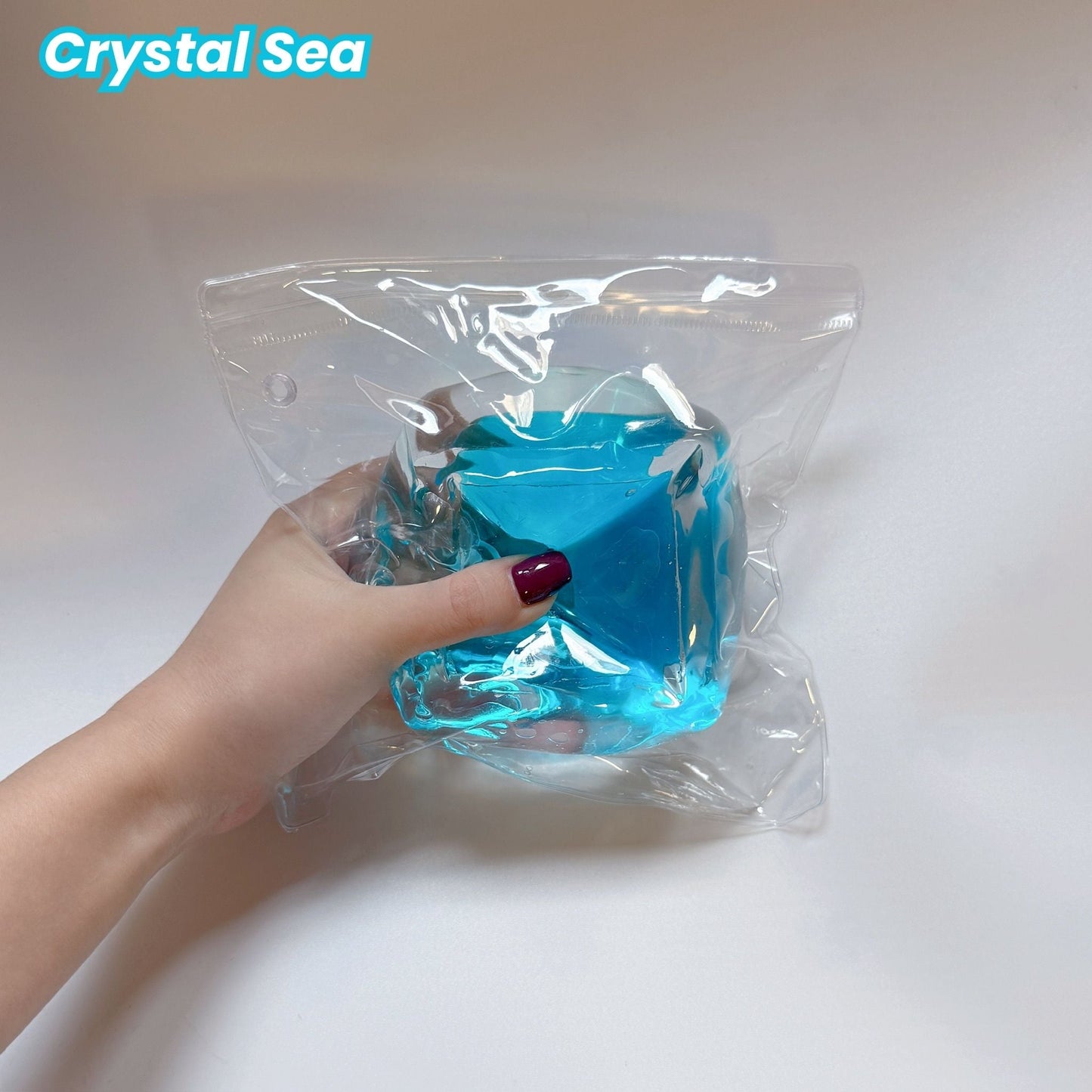 Handmade Transparent Stress Cube Toy