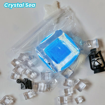 Handmade Transparent Stress Cube Toy