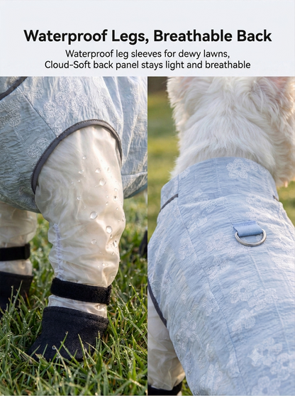 Jacquard Cloud Soft Dog Four-Leg Dustproof Pants