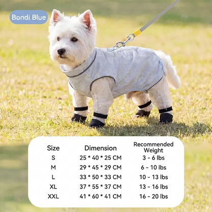 Jacquard Cloud Soft Dog Four-Leg Dustproof Pants