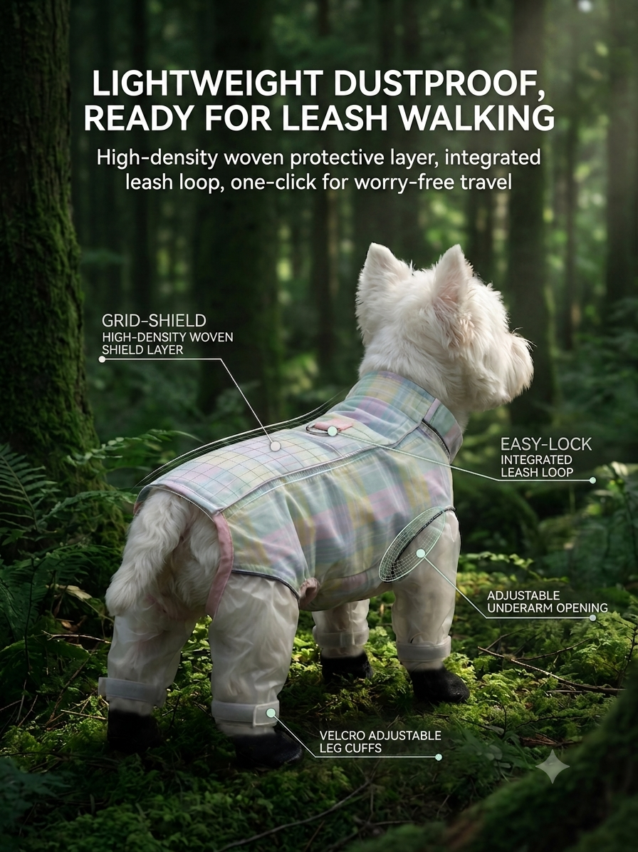 Dog Dustproof Jumpsui