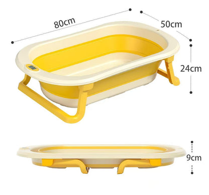 Folding Duck Pet BathTub temperature sensor