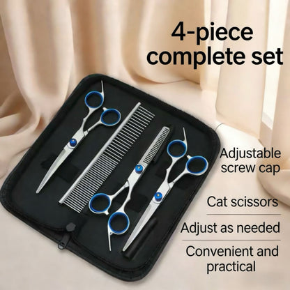 Safe Scissors Stainless Steel Grooming Set