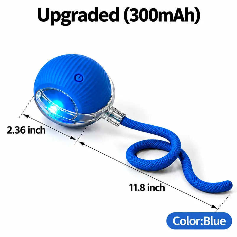 Interactive Cat & Dog Teaser Toy with Two Additional Tails, Kitten Rolling Ball Toy, Pet Supplies, Dog & Cat Accessories Cute dog toys