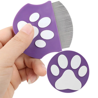 Professional Eye Comb for Pets | Stainless Steel Tear Stain Remover for Cats & Dogs