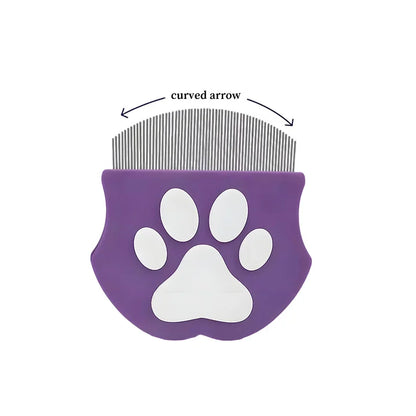 Professional Eye Comb for Pets | Stainless Steel Tear Stain Remover for Cats & Dogs