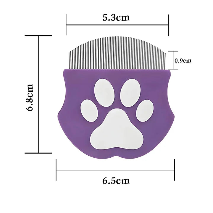 Professional Eye Comb for Pets | Stainless Steel Tear Stain Remover for Cats & Dogs