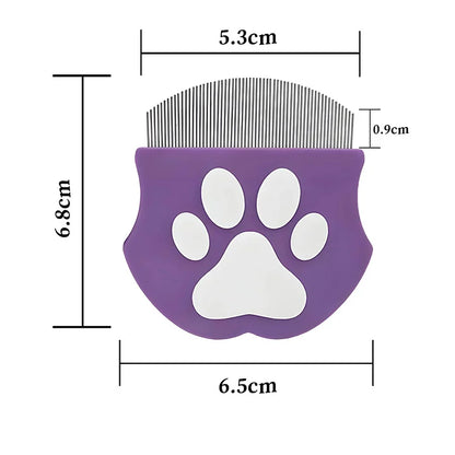 Professional Eye Comb for Pets | Stainless Steel Tear Stain Remover for Cats & Dogs