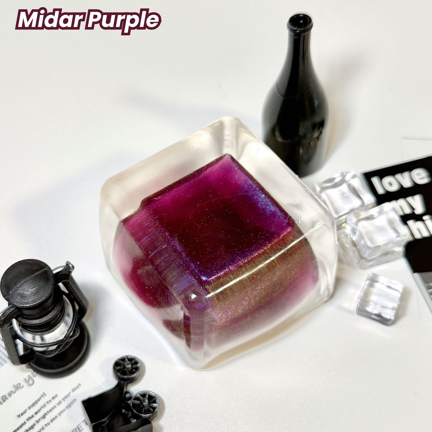 Handmade Transparent Stress Cube Toy