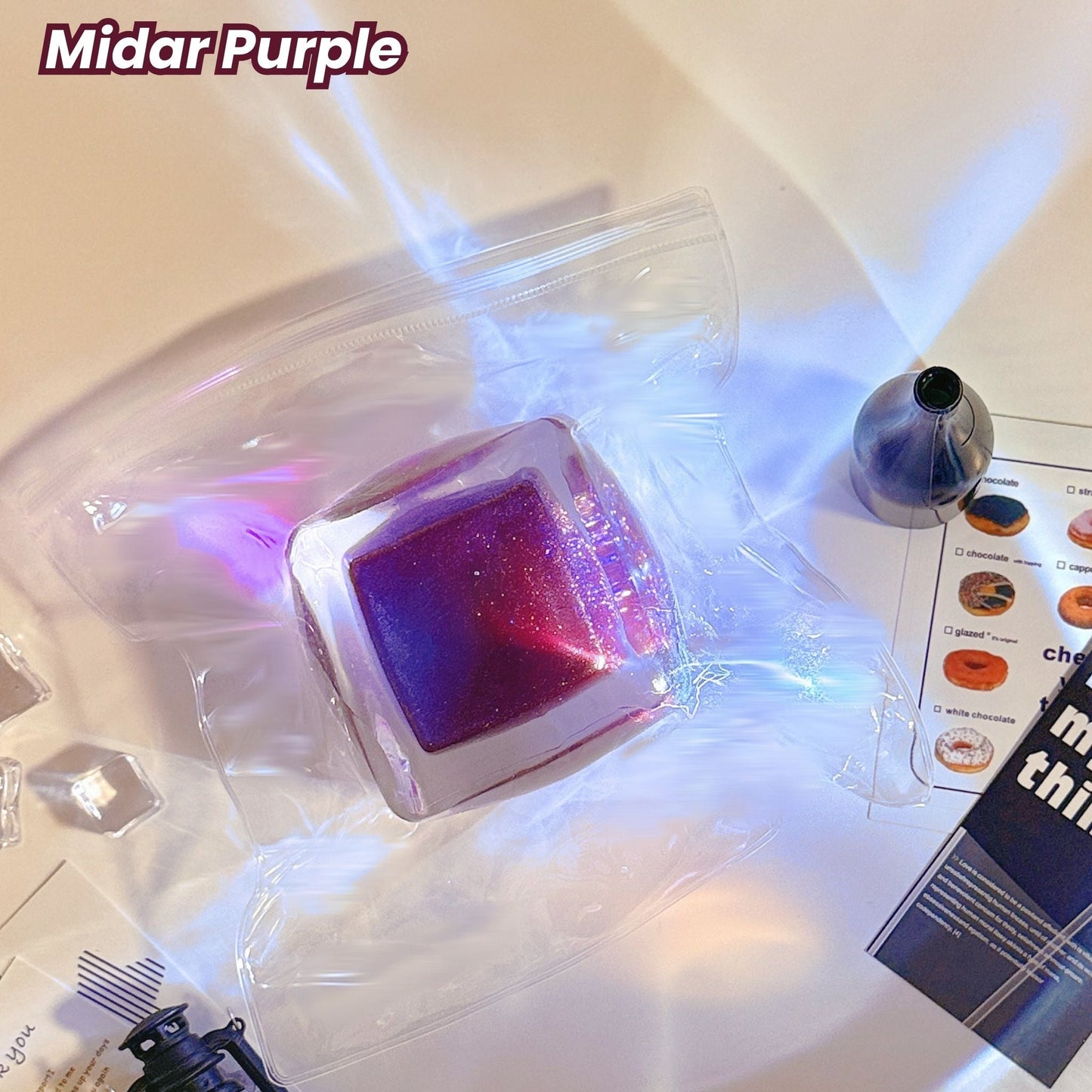 Handmade Transparent Stress Cube Toy