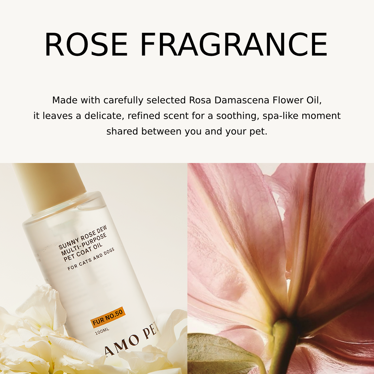 Huile pour pelage Rose Dew
