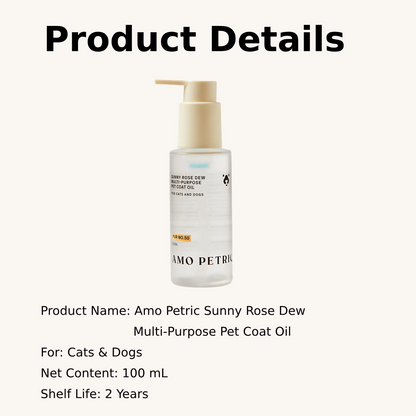 Huile pour pelage Rose Dew