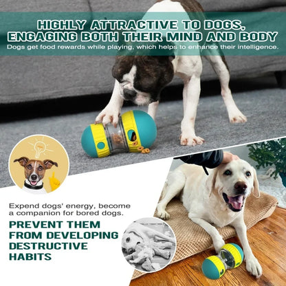 Dog Treat Dispenser Toy Interactive Leaking