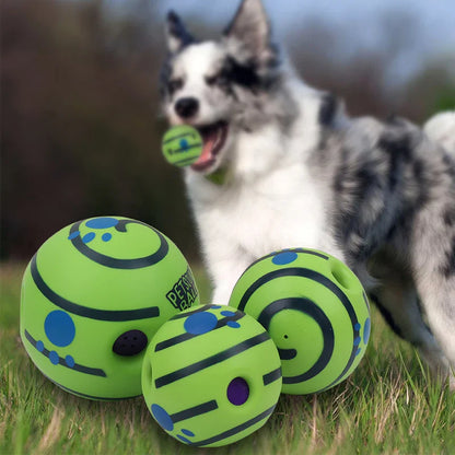 Glow Ball Interactive Dog Attention Toy Fun Sounds Ball