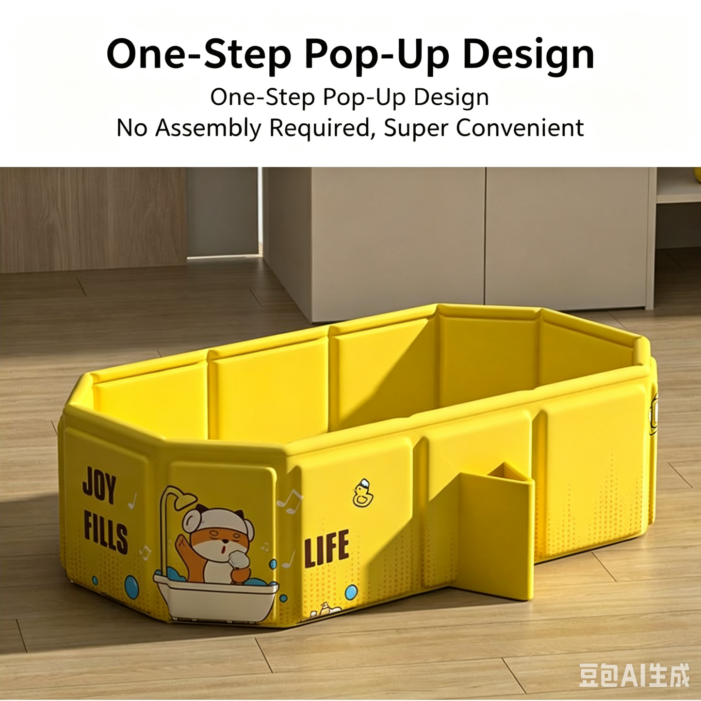 Foldable Pet Bathtub for Small Dogs and Cats – Space-Saving, Lightweight, and Easy to Clean