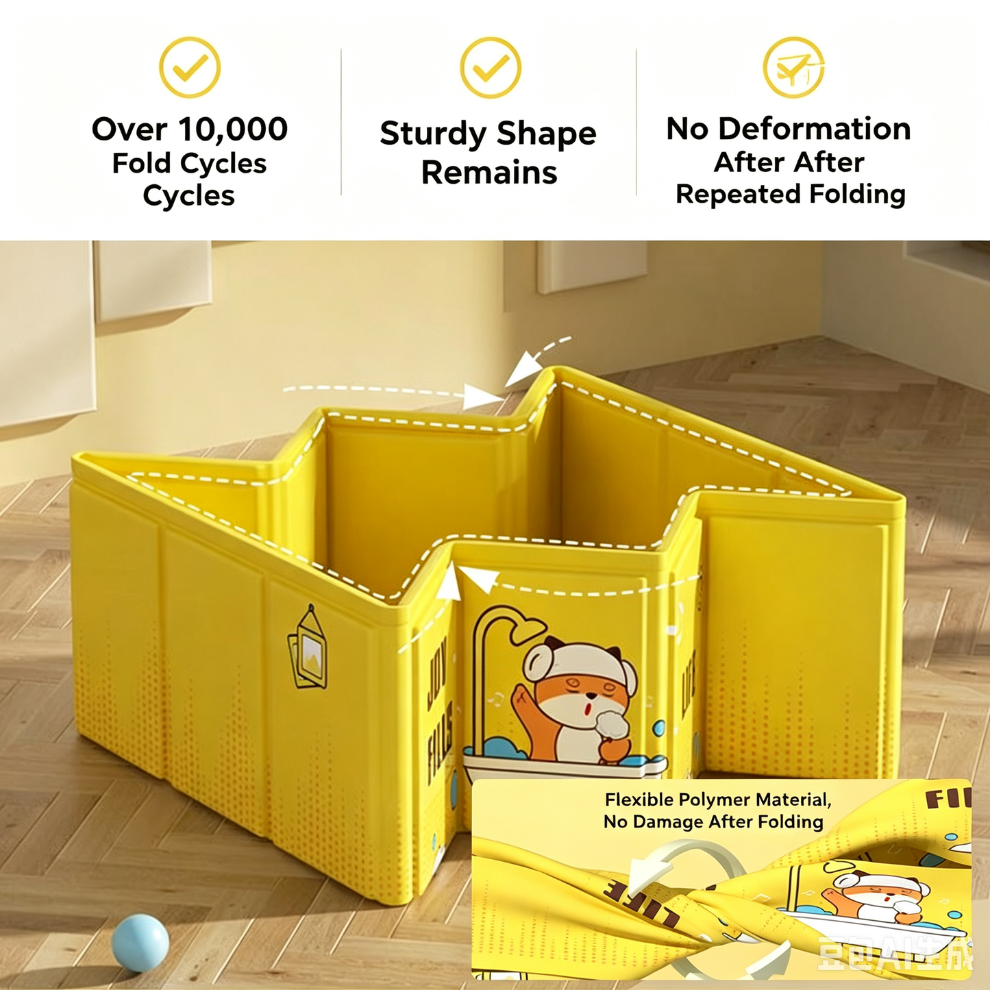 Foldable Pet Bathtub for Small Dogs and Cats – Space-Saving, Lightweight, and Easy to Clean