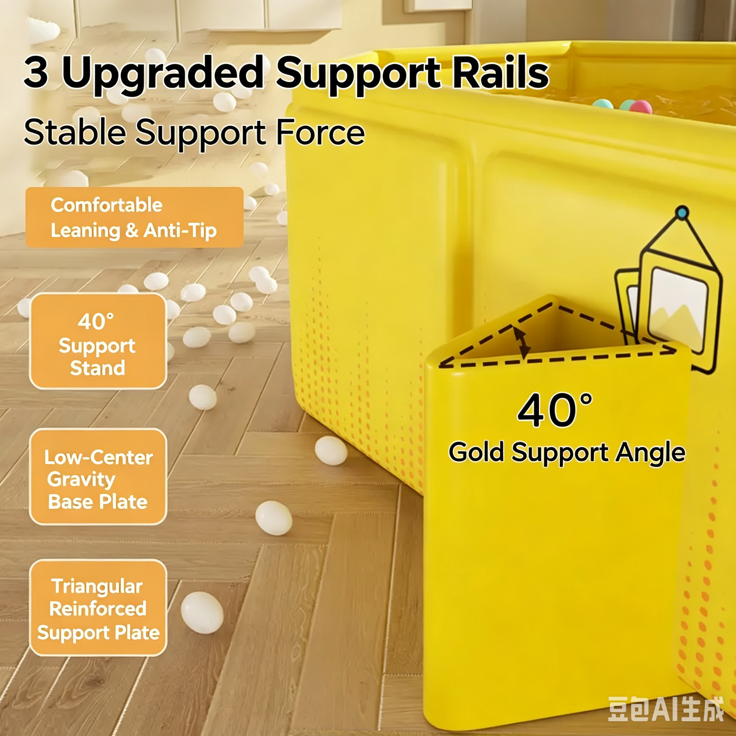 Foldable Pet Bathtub for Small Dogs and Cats – Space-Saving, Lightweight, and Easy to Clean