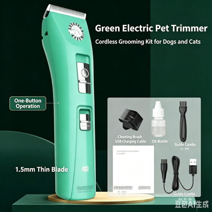 Electric Pet Clippers for Dogs and Cats – Grooming & At-Home Trimming