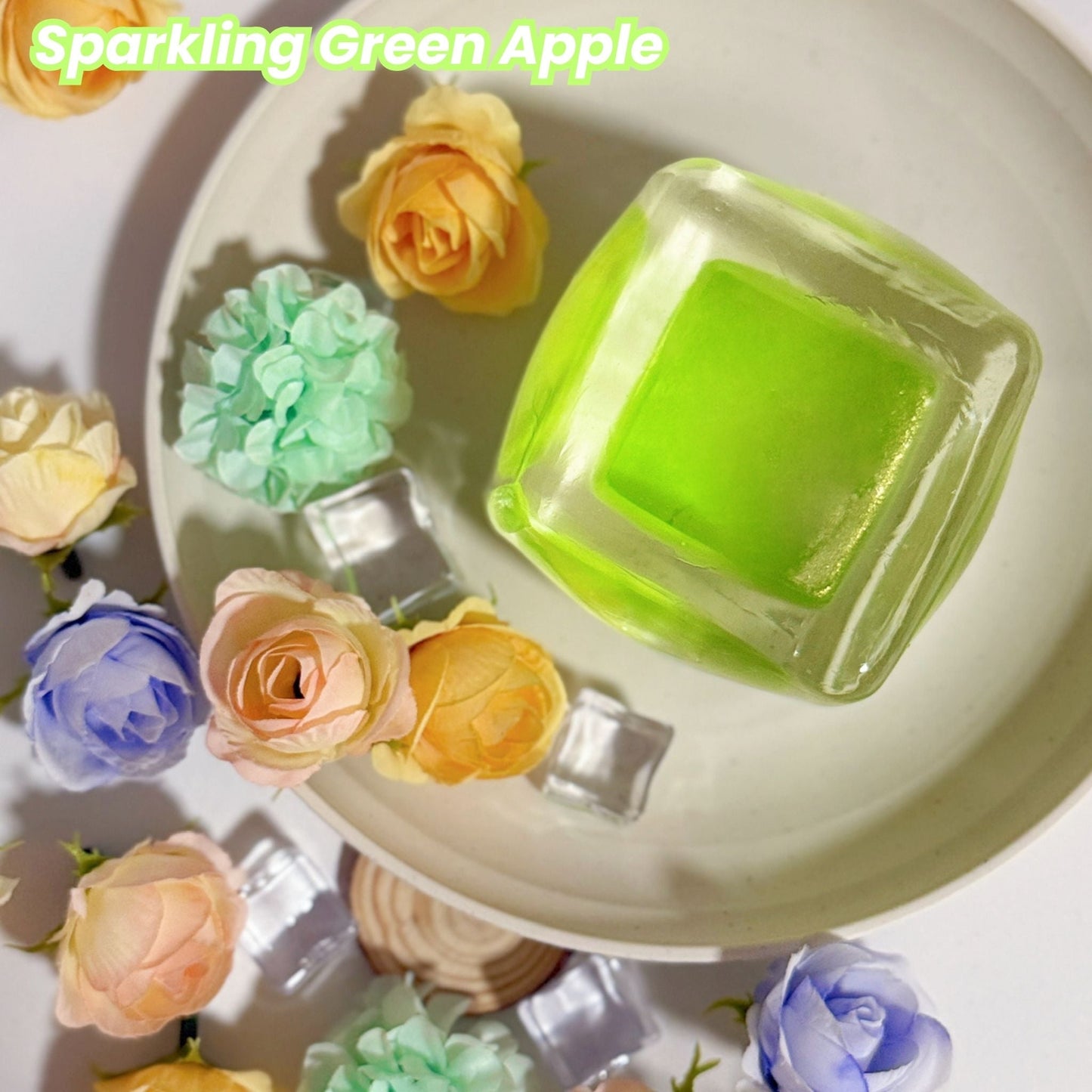 Handmade Transparent Stress Cube Toy