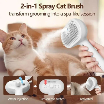 Brush With Steam Spray