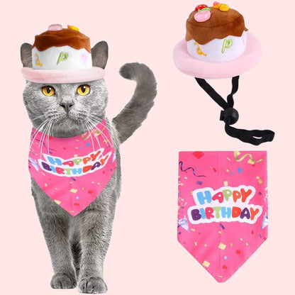 Candy Colored Pet Birthday Dress Up Set