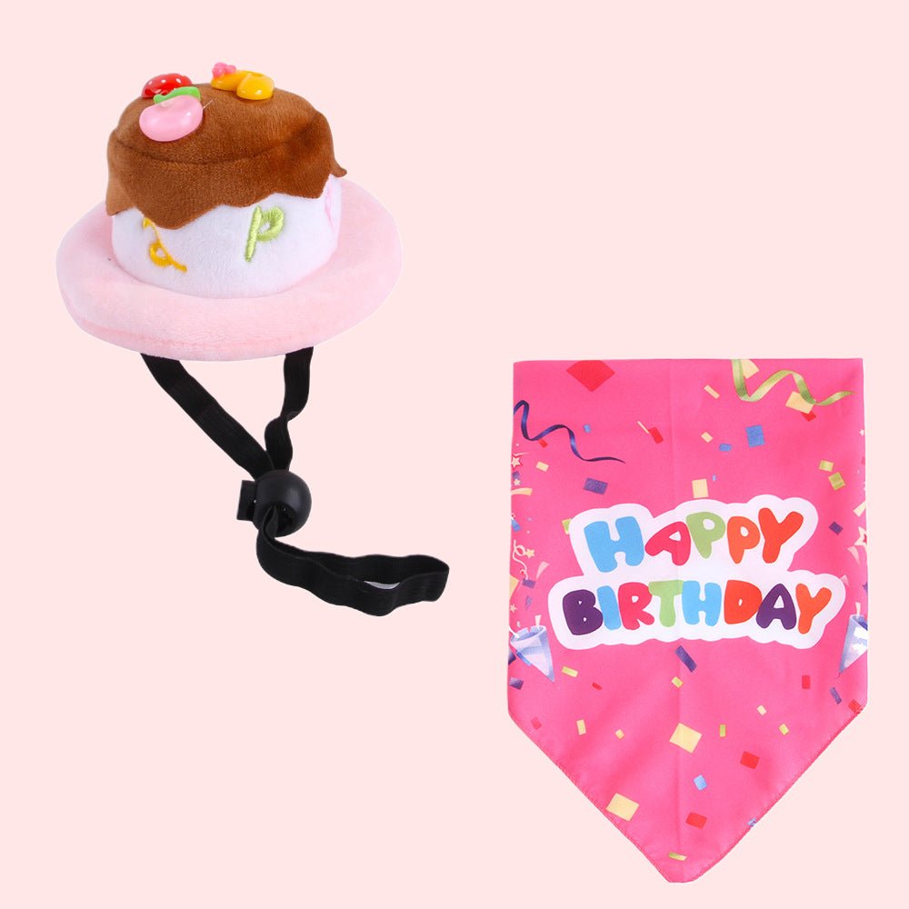Candy Colored Pet Birthday Dress Up Set