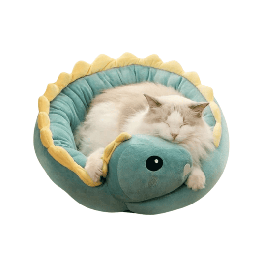 Cozy Dinosaur Cat Bed 🦕