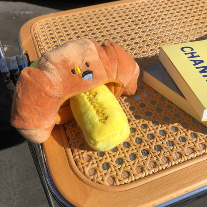 Croissant Squeaky Toy
