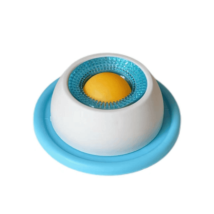 Pet Slow-Feeder Bowl and Lick Ball Toy