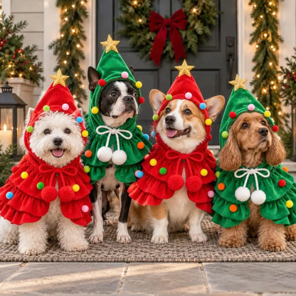 Christmas Tree Dog Costume