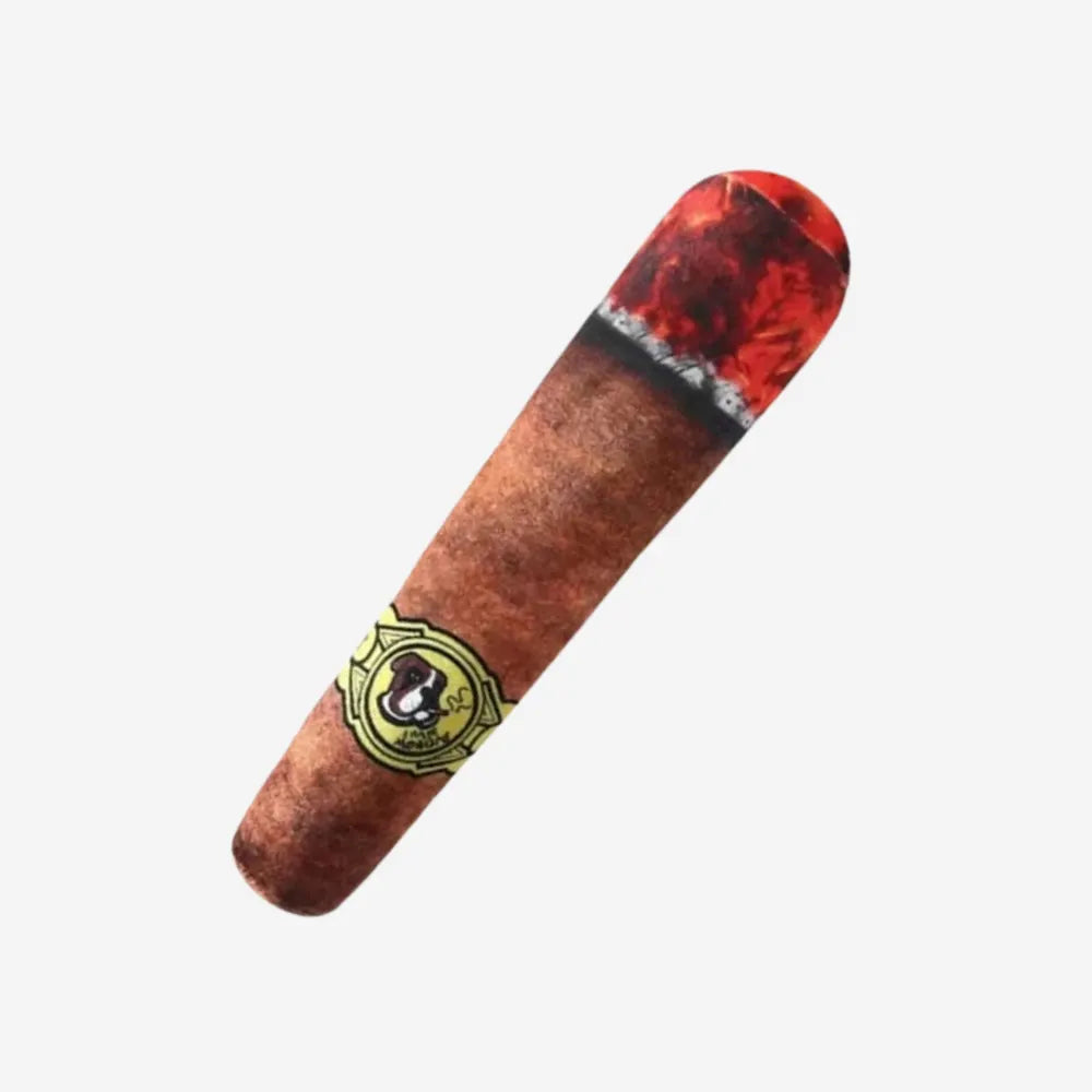 Cigar Plush Dog Toy