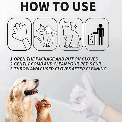 Pet Glove Wipes