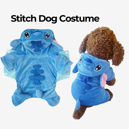 Blue Alien Dog Costume