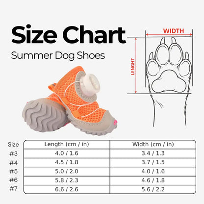 Chaussures d'été pour chien