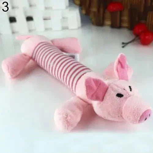 Animal Squeaky Plush Toy
