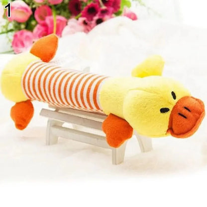 Animal Squeaky Plush Toy