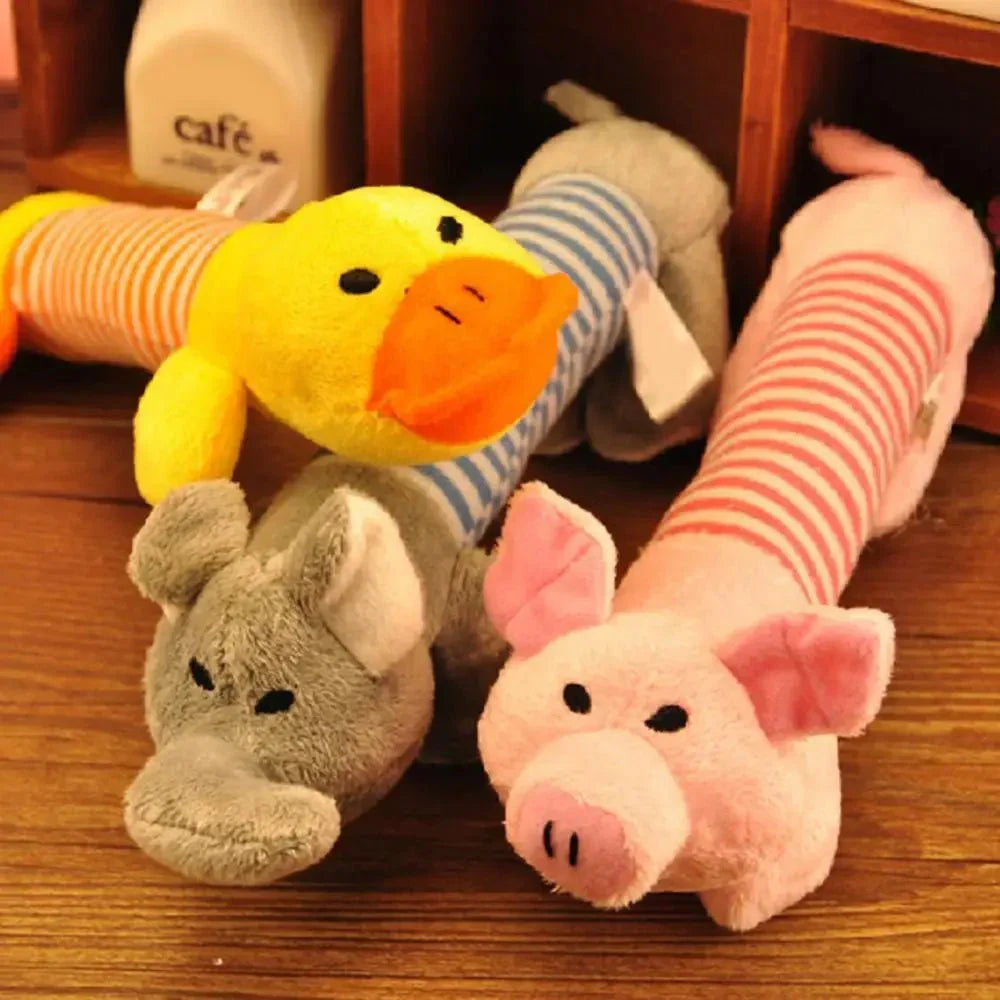 Animal Squeaky Plush Toy