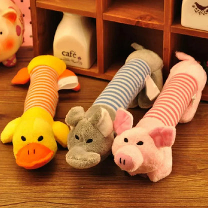Animal Squeaky Plush Toy