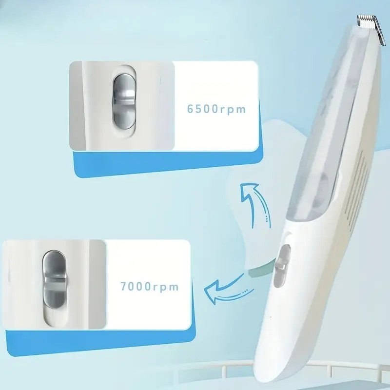 Hair Trimmer Rechargeable 2 Speed Low Noise With LED Light