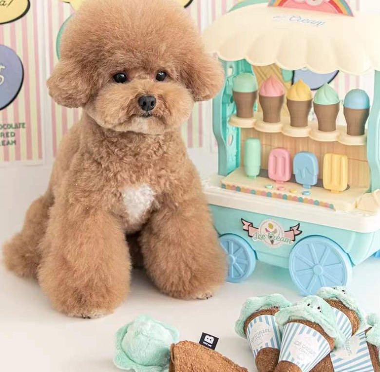 Ice-cream Sniffing Plush Toy with Sound