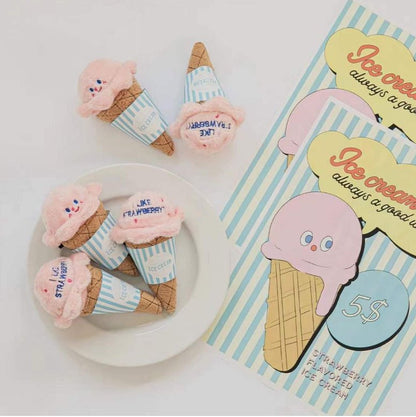 Ice-cream Sniffing Plush Toy with Sound