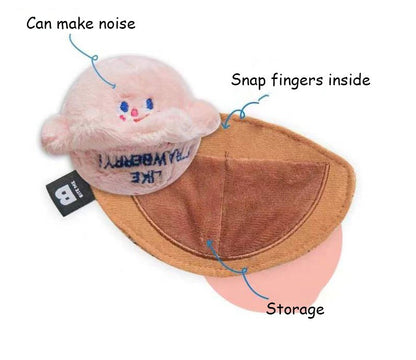 Ice-cream Sniffing Plush Toy with Sound