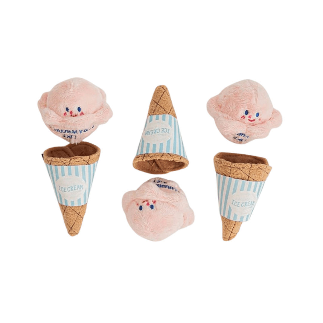 Ice-cream Sniffing Plush Toy with Sound