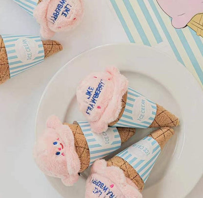 Ice-cream Sniffing Plush Toy with Sound