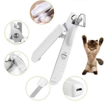 Nail Clippers with LED Light