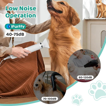 [Best Seller] 5 in 1 Pet Hair Dryer High-powered