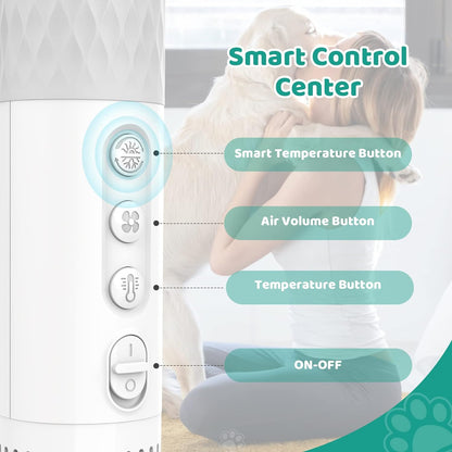 [Best Seller] 5 in 1 Pet Hair Dryer High-powered