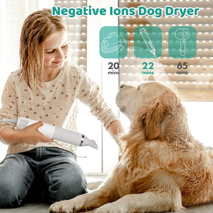 [Best Seller] 5 in 1 Pet Hair Dryer High-powered