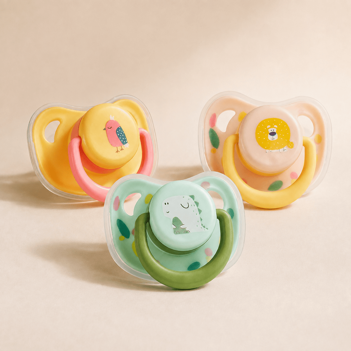 Pacifier-Style Silicone Puppy Chew Toy