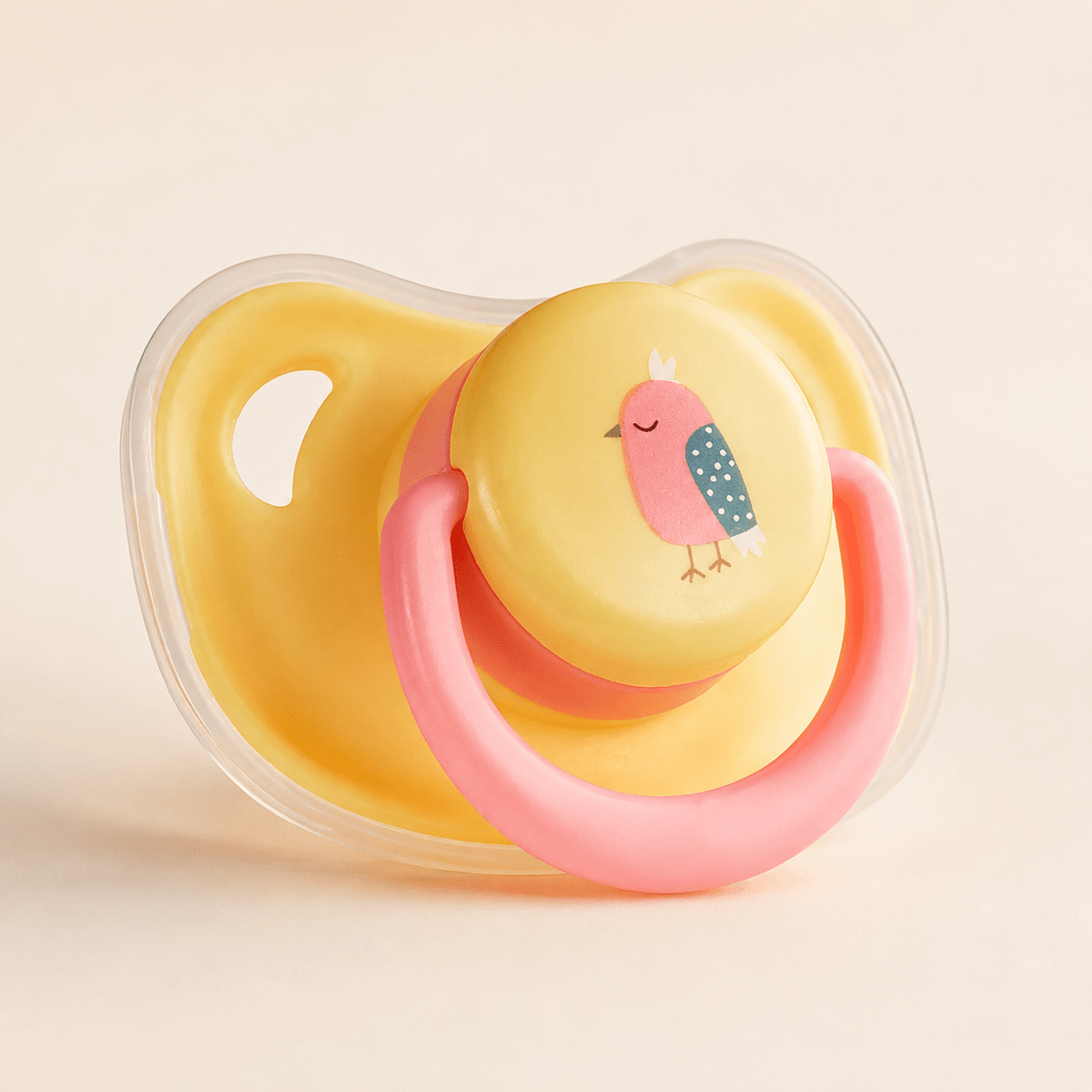 Pacifier-Style Silicone Puppy Chew Toy